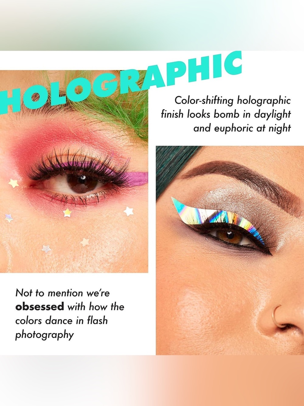 NEW Lime Crime Holographic Face & Eye Stickers - Picture 3 of 6